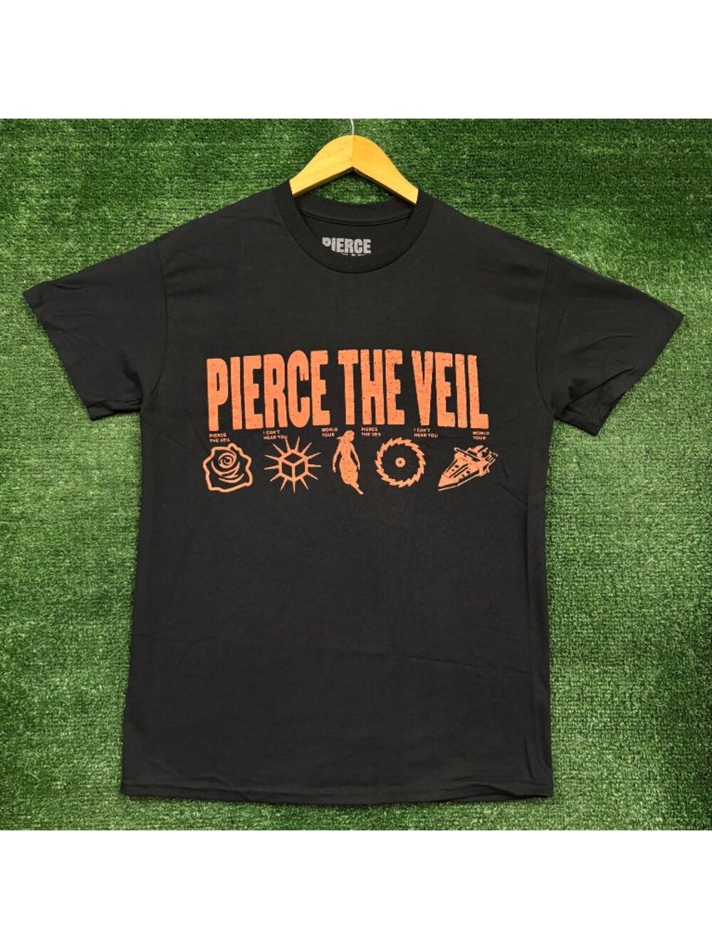 Pierce the Veil I Can't Hear You Tour Rock Band T-Shirt Size Medium